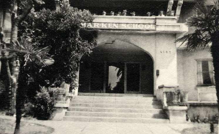 Marjorie and Rae attended Mar-Ken, a small private school popular in the movie industry.