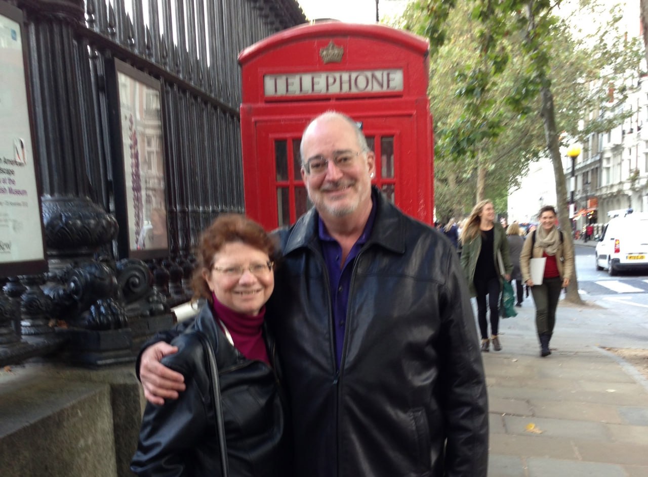 Steve and Linda Alcorn in London, 2010s